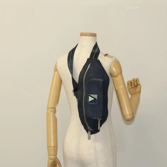 LOUIS VUITTON LV Cup Mizenu Waist Bag Navy M80706 LV Auth bs26542 - Picture 16 of 16